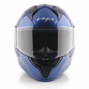 Vega Blue Full-Face Motorcycle Helmet - Motorcycle Part