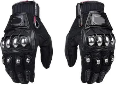 Full finger Hand Gloves with knuckle guard - Motorcycle Part